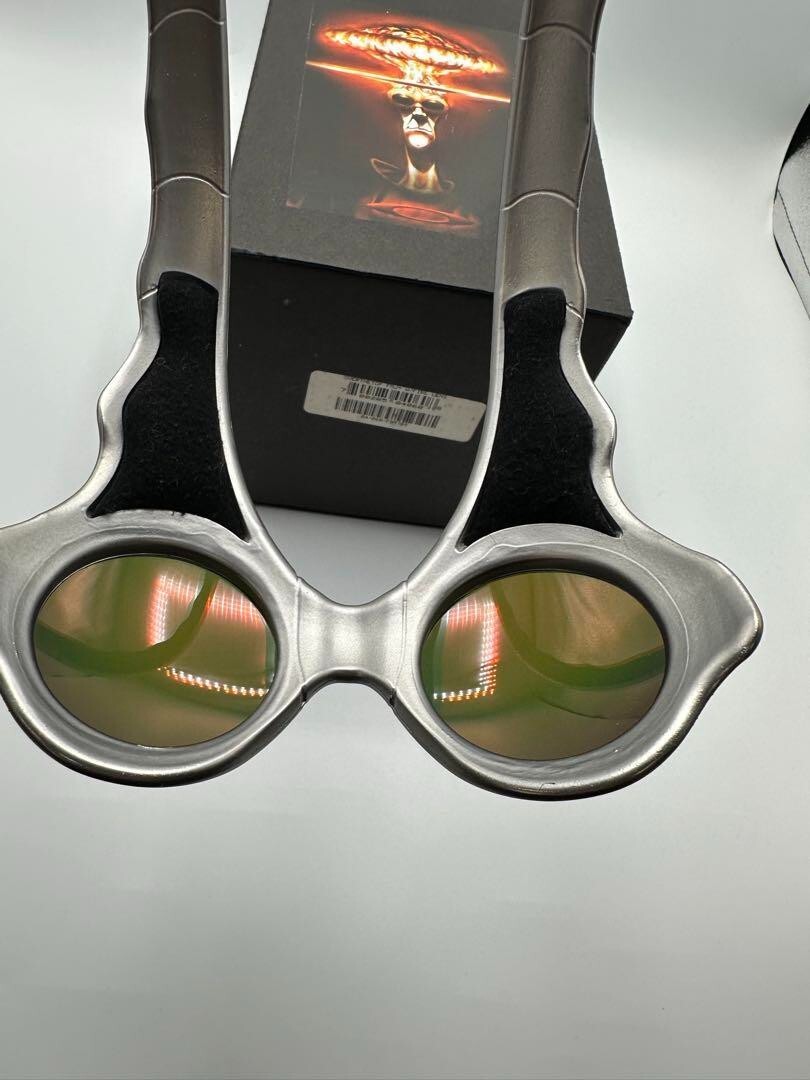 RARE Oakley Over The Top Silver & Amber Lenses, Travis Scott