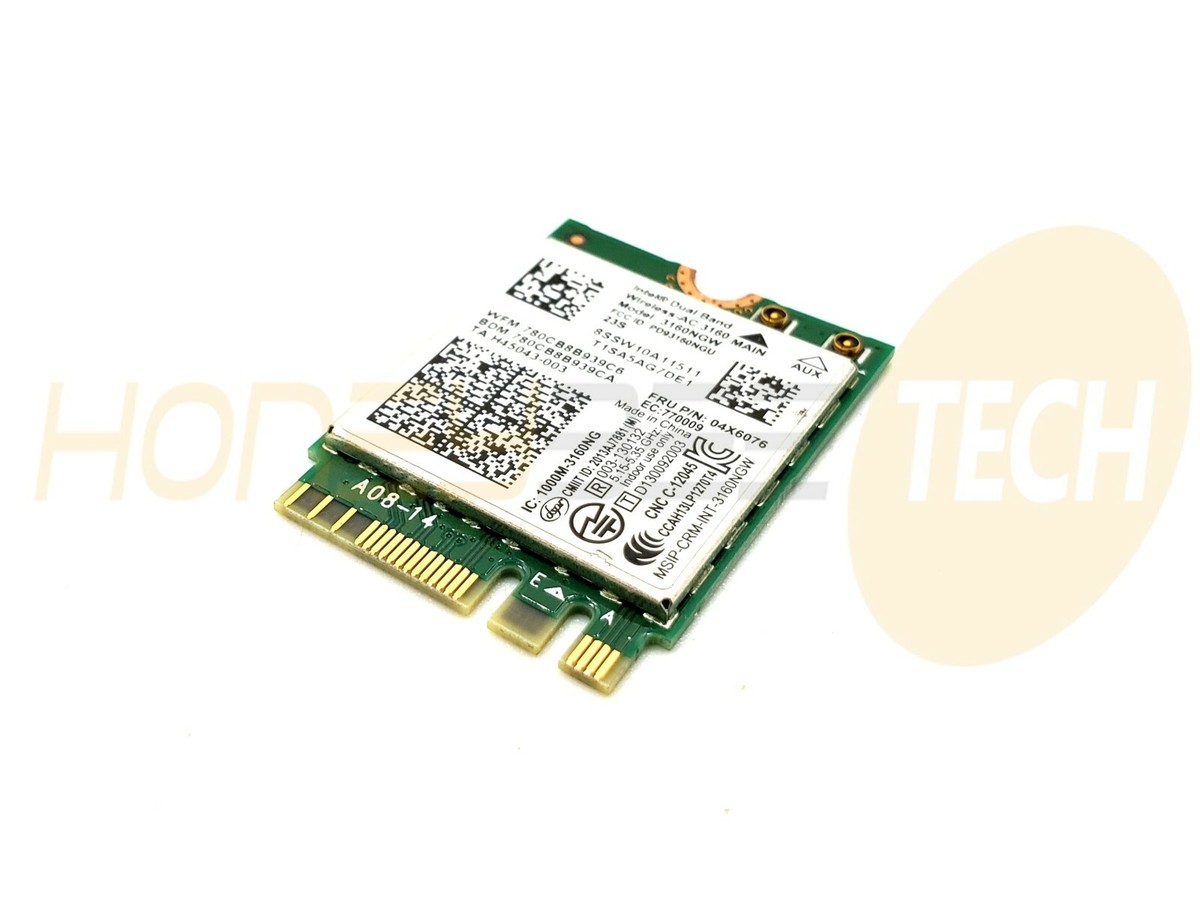 GENUINE LENOVO THINKPAD E450 LAPTOP WIRELESS WIFI CARD 3160NGW