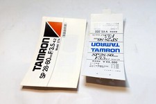 Tamron 28-80mm f3.5-4.2 Model 27A Lens Instruction Manual Guide Chinese Language