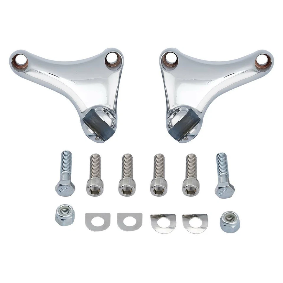 Soporte de montaje de reposapiés trasero apto para Harley Sportster XL hierro 883 04-13 Foto 4 de 4