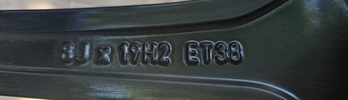 1x Cerchi in Lega 19 pollici"" 5x112 38ET A2534011800 MERCEDES-BENZ GLC C253 X253 - Foto 5 di 8