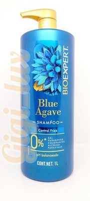 Bioexpert Blue Agave Frizz Control Shampoo 1000 ml Natural Ingredients XXL 