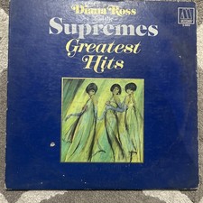 Vtg Record 1967 double vinyl LP album Diana Ross & The Supremes Greatest Hits.