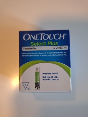 50 Stück - ONE TOUCH SELECT PLUS Blutzucker-Teststreifen