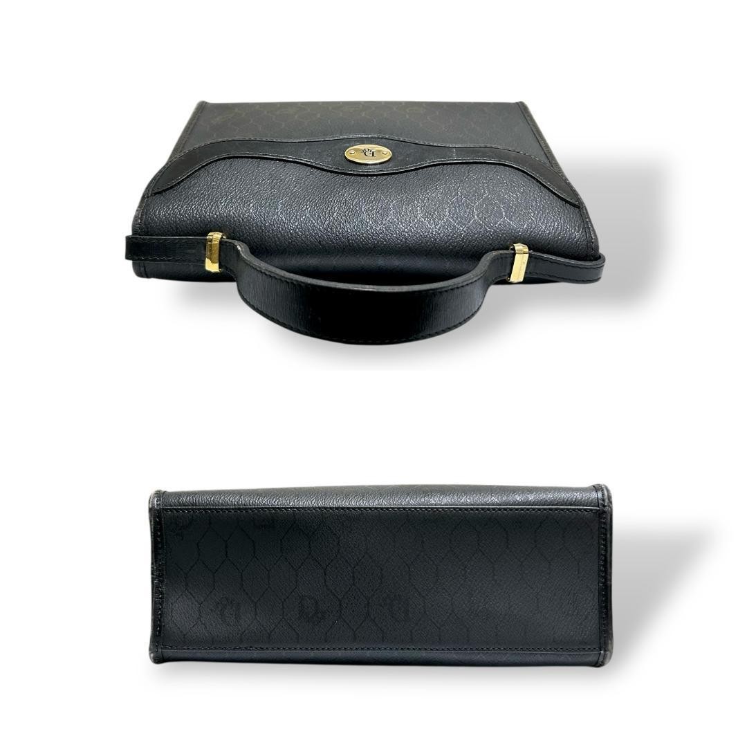 Christian Dior Mini Tote Handbag Black Vintage Women's From Japan Authentic thumbnail 3