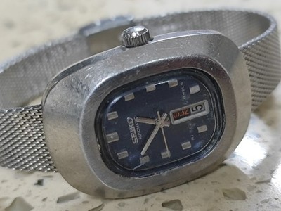 1974 Seiko 2706-7070 Lady s Automatic Watch   Blue Dial   Good Condition Working