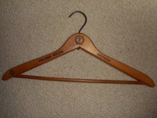 Vintage Palmer House Chicago wood hanger   