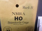 HO SCALE NMRA MARK IV STANDARDS GAGE W/ PAPERS - MODEL TRAIN - N.O.S.  — photo 3