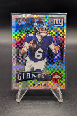 JAXSON DART Rookie 2025 Topps Chrome 1975 Retro X-Fractor Giants QB RC #1975-25