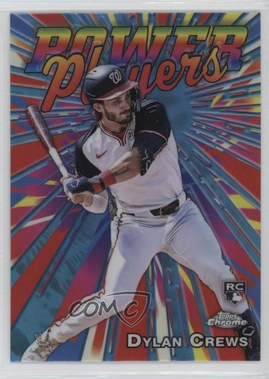 2025 Topps Chrome Power Players Dylan Crews #PP-20 Rookie RC 12g7