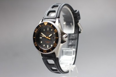 セイコー　2A22-5170 稼働 Vintage 1994 [Exc+5] Seiko 2A22-0170 200m Black Quartz 34mm Diver
