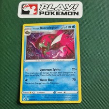 POKEMON TCG: HISUIAN BASCULEGION 045/196 LOST ORIGIN HOLO RARE CARD NM