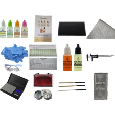 Gold Testing Kit 10k 14k 18k 22k Stone Ring Coin Bar Bullion Jewelry Acid Tester