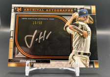 Josh Hader 2021 Topps Museum Collection Archival Auto /50 #AA-JH Autograph