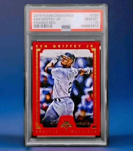 Ken Griffey Jr 2016 Panini Diamond Kings - Framed Red /99 PSA 10 GEM POP 1