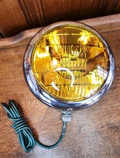 Vintage Us Pioneer 143 Fog Driving Light Chrome Sealed Beam 6v Hot Rod Classic