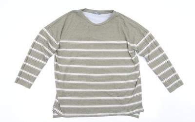 Muskatgrüner Damenpullover UK-Größe 14