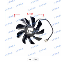 Graphics Card Cooling Fan For POWERCOLOR RX5600XT ITX 6GBD6-2DH