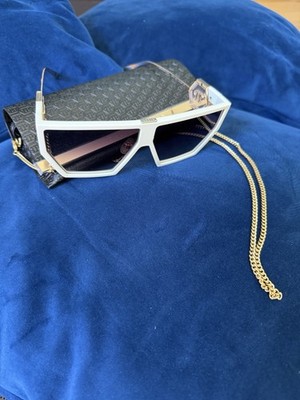 PHILIPP PLEIN SUNGLASSES SPACE ROCK PLEIN 65-10-135 in WHITE. New & Authentic
