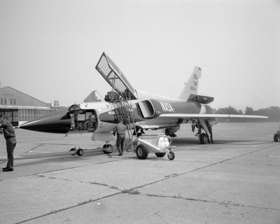 1971 NASA Convair F-106 Delta Dart Aircraft - 8x10 Photo On 8.5x11 #1253
