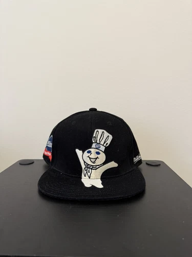 Supreme Mitchell & Ness Doughboy ajusté 6 panneaux noir Taille 7 1/2