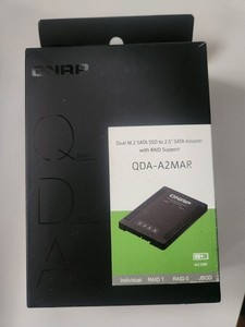 Qnap Dual M.2 SATA SSD to 2.5 SATA  Adapter with RAID Support