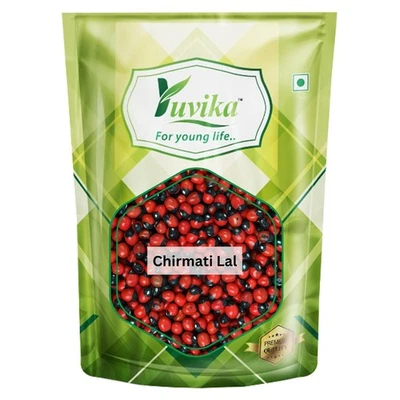 YUVIKA Chirmati Lal Beej - Ratti Lal - Chirmi - Abrus Precatorius Red Seeds - Jequerity