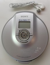 Sony Walkman D-NE500 Portable CD Player Silver MP3 ATRAC3plus
