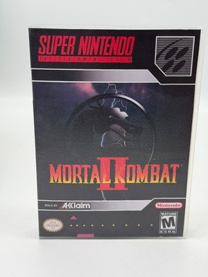 Mortal Kombat II Super Nintendo SNES NTSC-U/C guter Zustand Modul + Anleitung