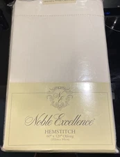 Noble Excellence Hemstitch 60”x120” Oblong Table Cloth 