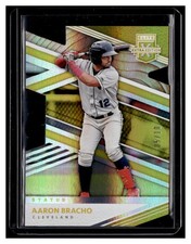 2020 Elite Extra Edition Prime Numbers Die Cut Gold #123 Aaron Bracho /10
