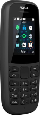 Nokia 105 Dual-SIM Mobiltelefon (2019) schwarz ''wie neu''