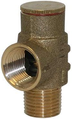 #ad Pressure Relief Valve 1 2 Inch No Lead Brass 75 PSI Cold Water NPT Plumbing $29.99