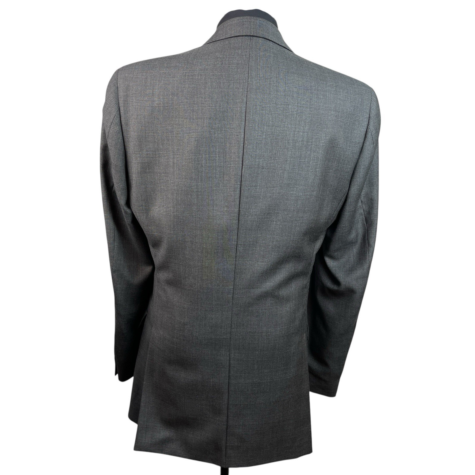 Tommy Hilfiger Men's Wool Blazer Sport Coat Jacket 38L Gray Plaid Two Button thumbnail 5