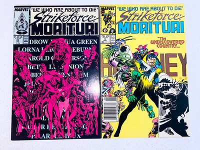 Strikeforce: Morituri Comic Lot #9, 20 (Marvel, 1987)