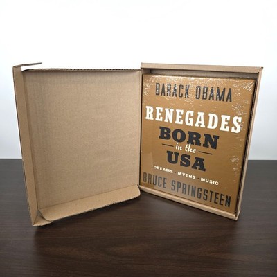 BARACK OBAMA BRUCE SPRINGSTEEN Renegades DELUXE SIGNED Edition - NEW SEALED