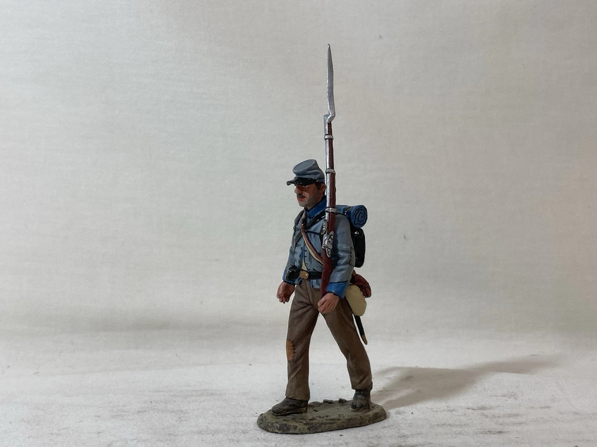 Set De 10 Soldados Confederados De La Guerra Civil - Figuras En Miniatura De Juguete, Pintadas A Mano, Para Niños Y Coleccionistas