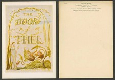 William Blake, The Book of Thel 1789, Titelblatt, Bildplatte alte Postkarte