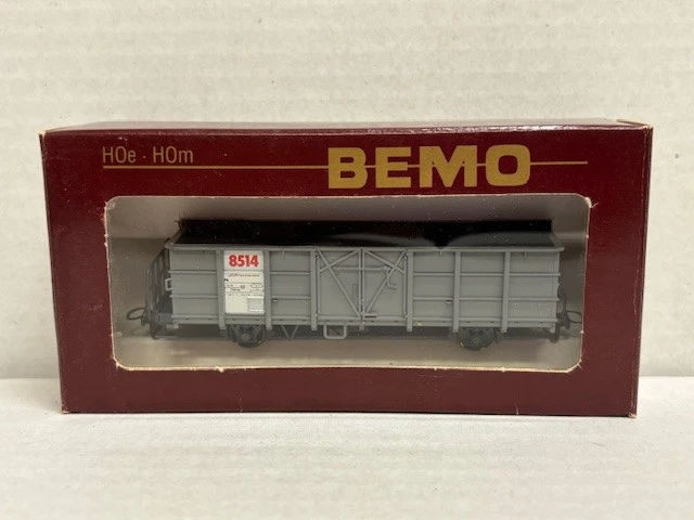BEMO H0m Fd 8514 Hochbordwagen RhB grau 2255 134