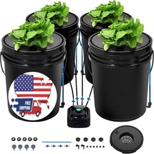Cubo de cultivo en aguas profundas con bomba ...