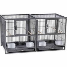 Prevue Pet Hampton Deluxe Divided Breeder Bird Cage F075