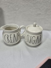 Cream And Sugar Set Rae Dunn Artisan Collection Magenta Ceramic Decor