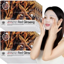 red ginseng Essence Face Mask Sheets Korea Premium Nutrition & Firming 10pcs