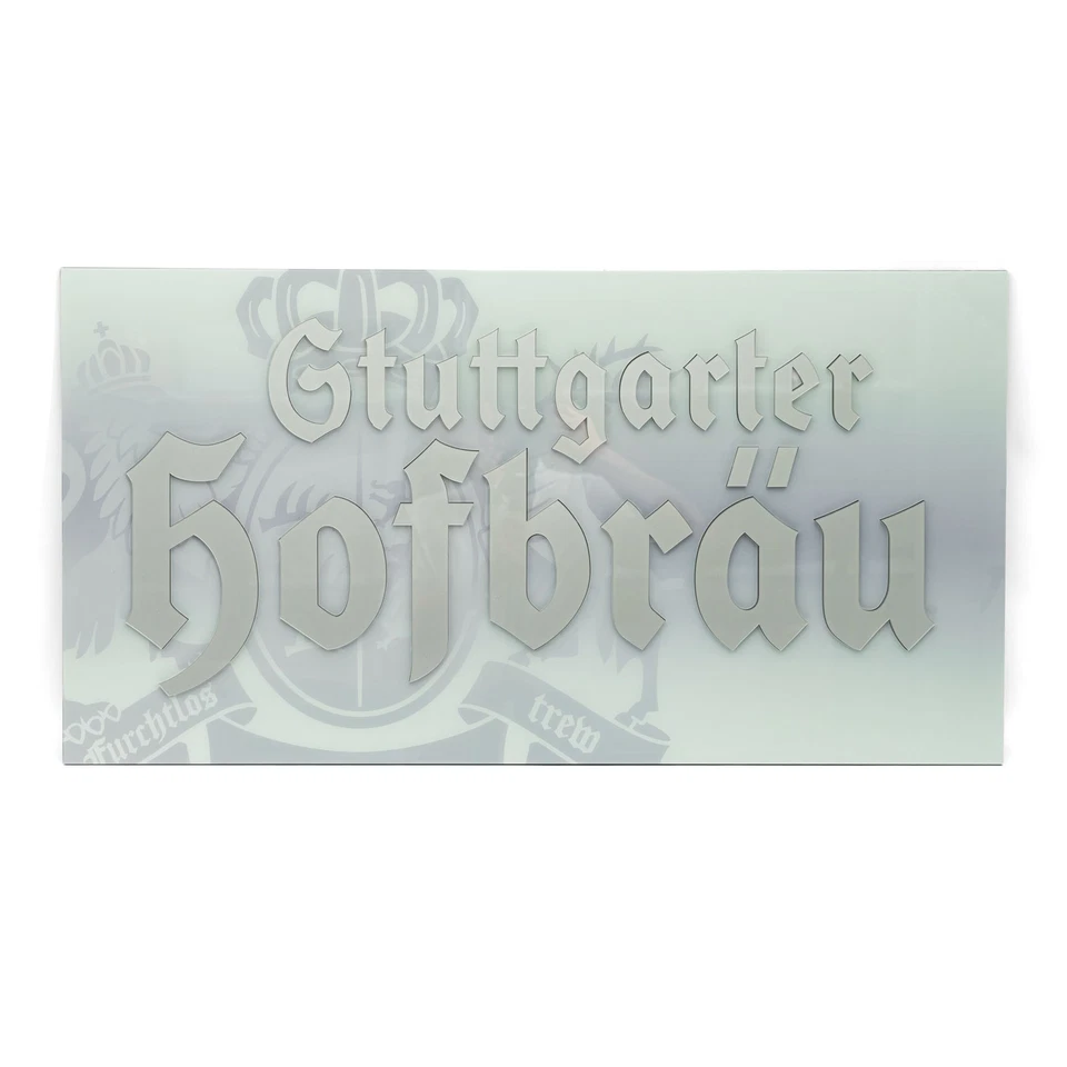 Stuttgarter Hofbräu Bier LED Leuchtreklame Leuchtwerbung inkl. Netzteil 90x47cm - Bild 2 von 4