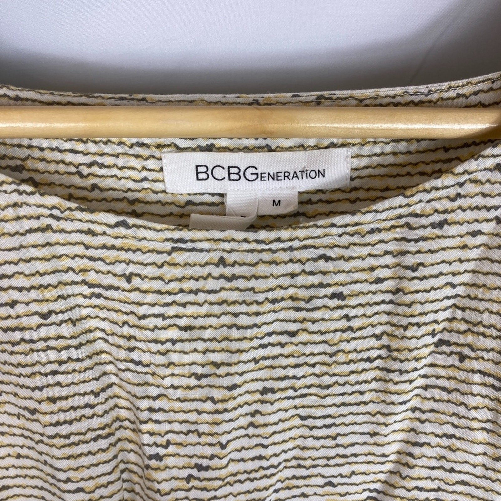 BCBGeneration pleated patterned dress M - image 2