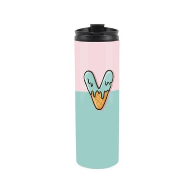 Personalisierter Eis Reisebecher - Wiederverwendbar Spaß Alphabet Buchstabe V Flasche Geschenk 