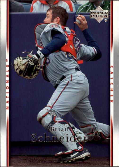 2007 Upper Deck #460 Brian Schneider - BB