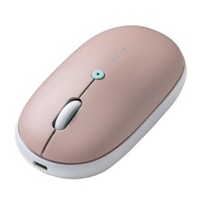 Bluetooth Mouse Thin, Quiet, Rechargeable, Type-C, Fast Charging, Multi-Pairing