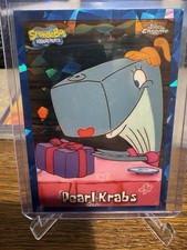 PEARL KRABS 2025 TOPPS CHROME SPONGEBOB SQUAREPANTS 25TH SAPPHIRE #10