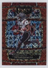 2022 Panini Select Draft Picks Concourse Red Lazer Prizm Deebo Samuel #89 1ai1